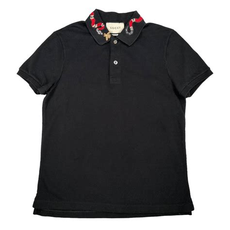 gucci bee logo polo shirt|gucci polo snake.